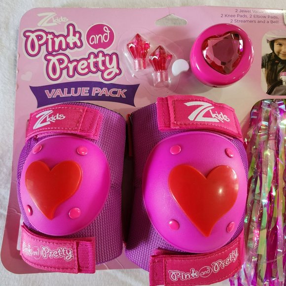 Zkids Print And Pretty Elbow And Knee Pat Set With Bike Bell - Picture 3 of 10